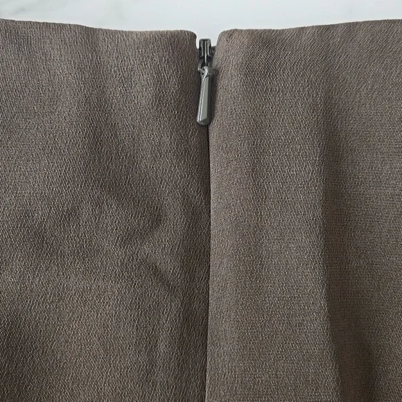Vintage Jones New York Olive Green 100% Silk Pencil Skirt Deadstock NWT Classic - Picture 5 of 7